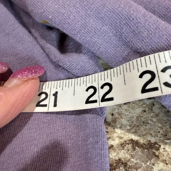 Simply southern size, large purple and gold long sleeve top - Image 5