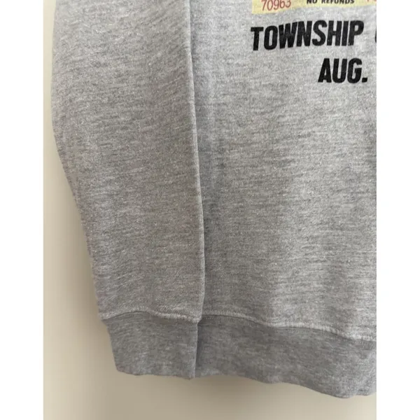Retro Brand Woodstock Graphic Crewneck Sweatshirt Gray Women's Size Small - Image 7