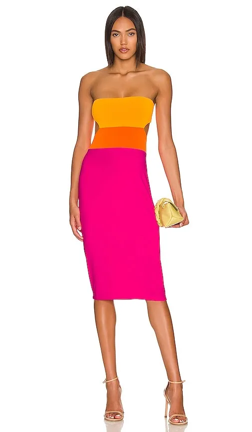 Susana Monaco color block cut out tube dress - Image 7
