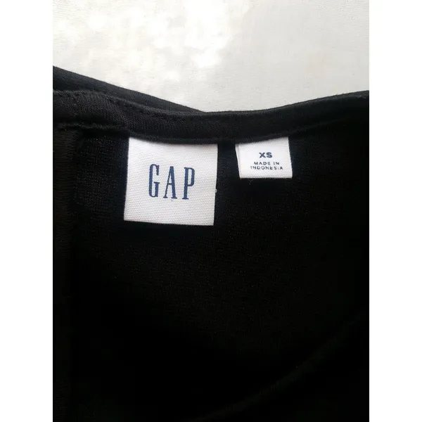 Gap Dress Black XS Shift Winter Fall Wedding Bell 3/4 Sleeve Fall Winter Office - Image 7