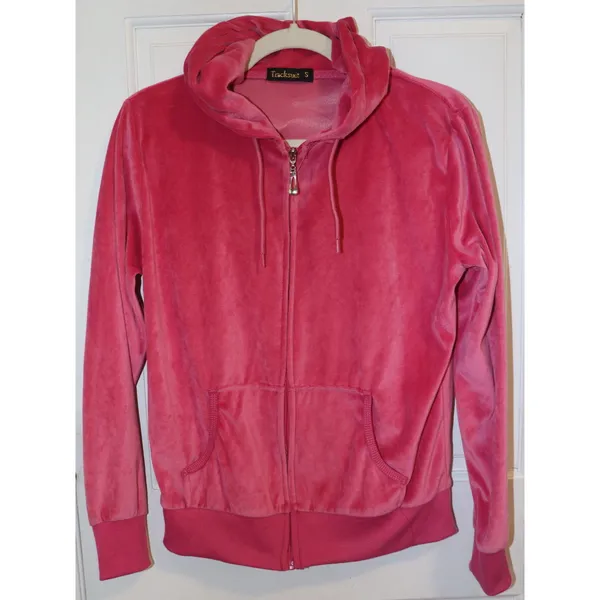 Pink Velour Tracksuit Set - Image 8