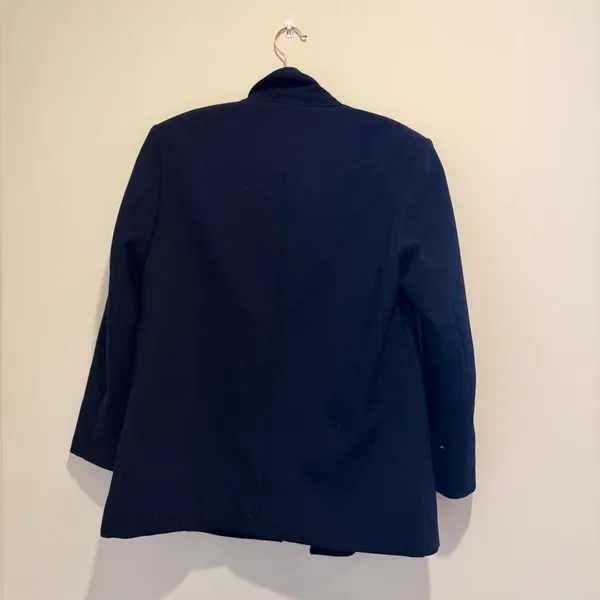 Zara Women's Navy and Black Jacket - Image 3