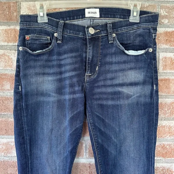 Hudson Skinny Blue Jeans Size 28 - Image 3