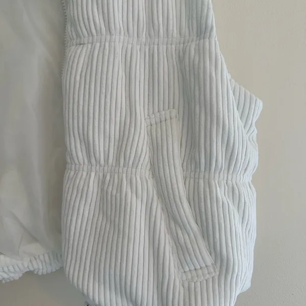 Brand new White Velvet Vest - Image 2