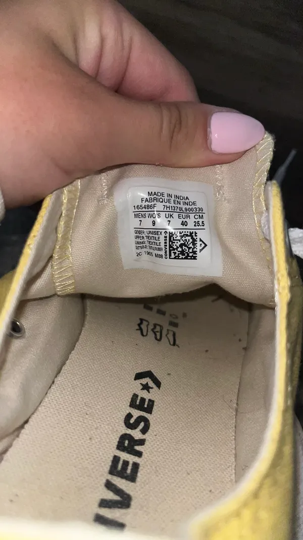 Converse Yellow Shoes - Image 3