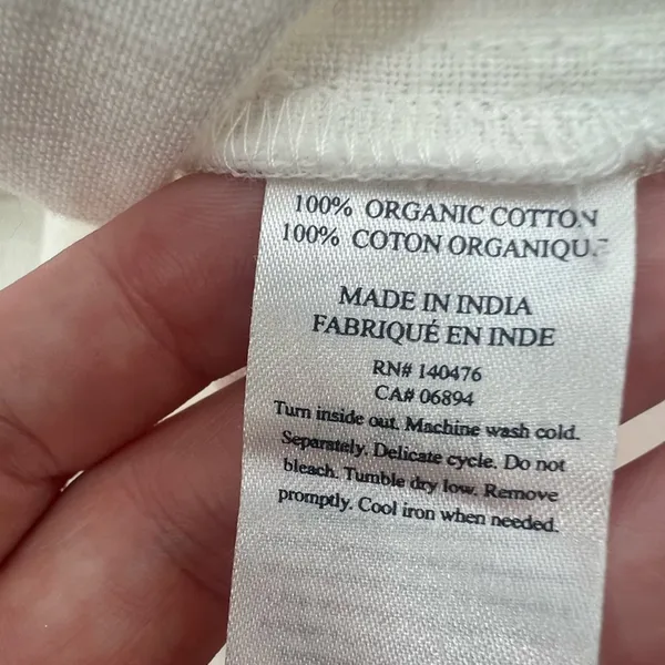 Faherty Ramona smocked white‎ organic cotton dress - Image 4