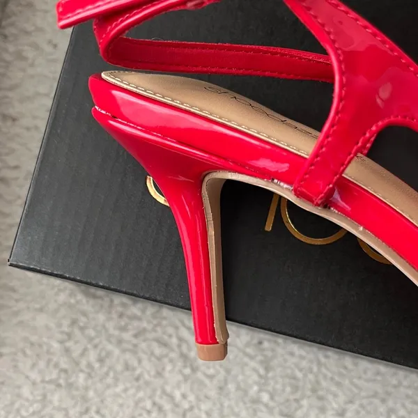 NWT Shoe Dazzle Salsa Red Florentina Slingback Pump (USW8.5) - Image 6