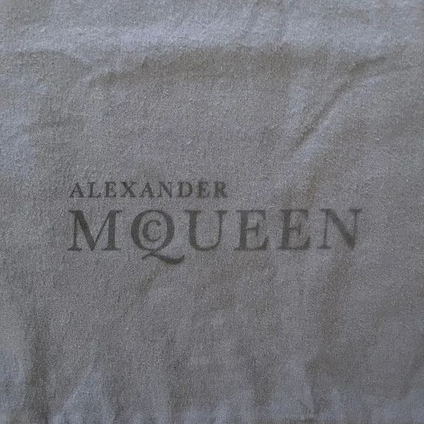 Alexander McQueen Gray Drawstring Dust Bag Sleeper Cover 16.5"x15.5" - Image 6