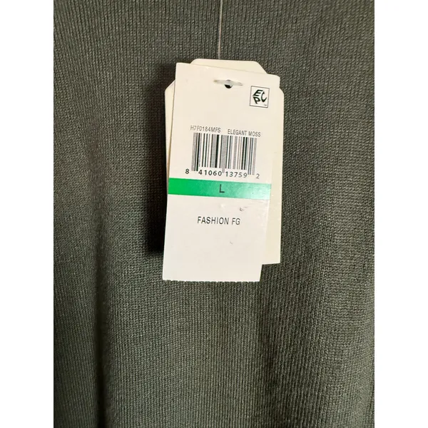 Hippie Rose Moss Green Knit Cold Shoulder Ruched Long Sleeve Sweater Mini Dress - Image 7