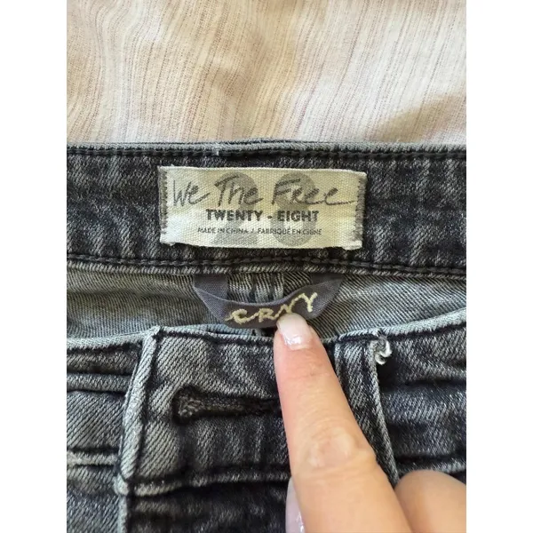 We The Free Black Curvy Jeans size 28 - Image 3