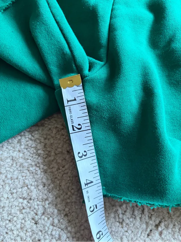 Land Rover Pacsun preppy cotton blend green raw hem shorts size medium - Image 11