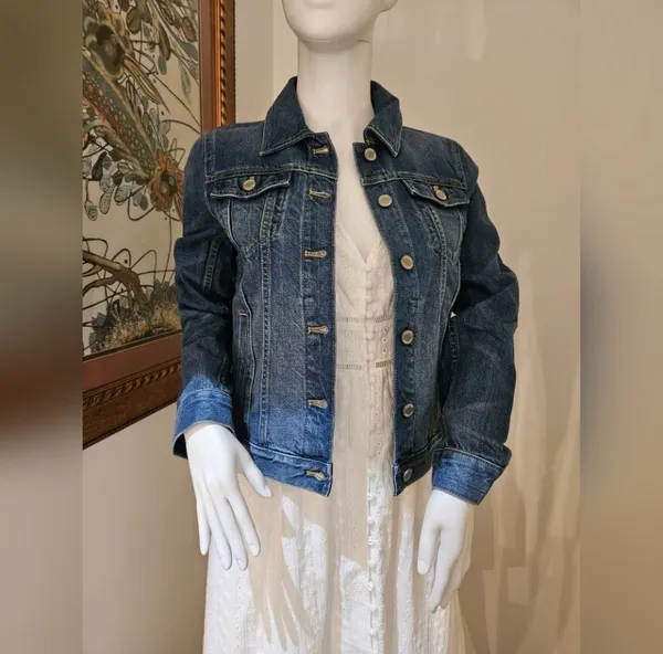 Banana Replublic Classic Denim Jacket - XS - Image 2