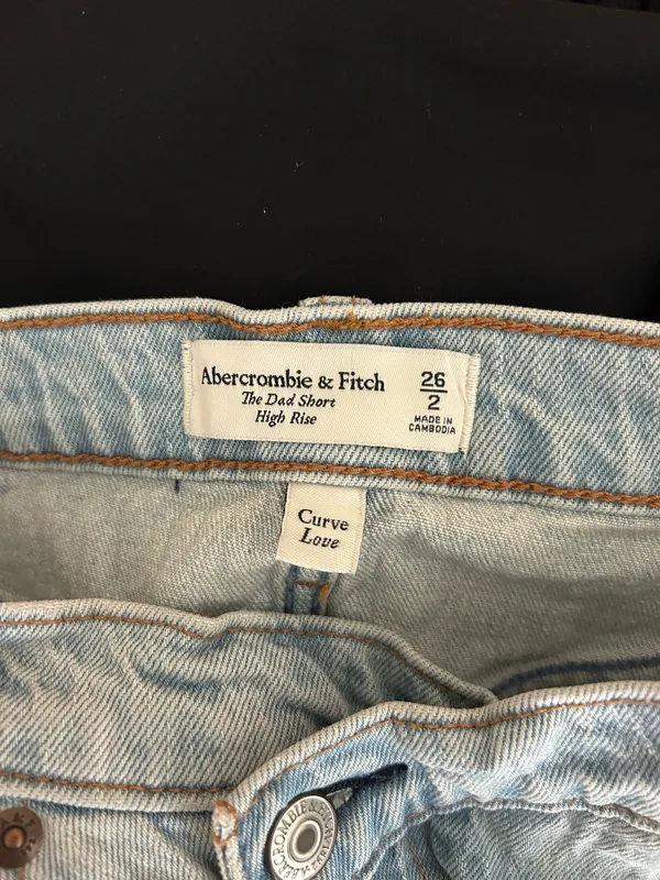 Abercrombie High-Rise Dad Shorts Curve Love - Image 3