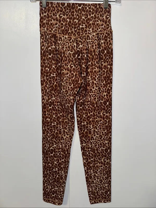Aerie OFFLINE Leggings Real Me 7/8 High Rise Leopard Print Women’s M Medium - Image 6