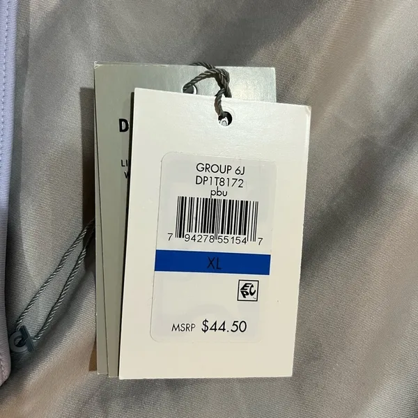 NWT DKNY Sport Sports Bra Purple/White/Black (dp1t8172) Size XL - Image 2