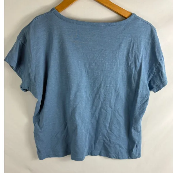 J Crew Short Sleeve Boxy T Shirt Organic Cotton Size Small - Image 3