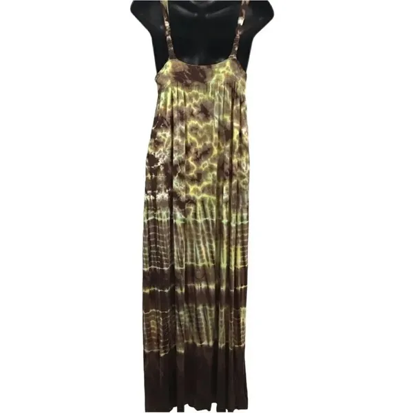 Buffalo David Bitton Tie Dye Maxi Halter Dress Size Small - Image 7