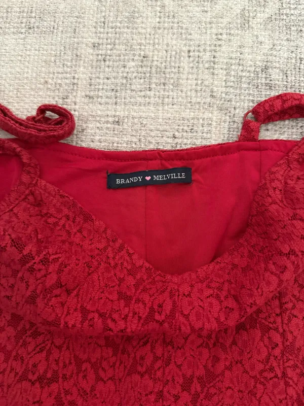 Brandy Melville Red Mini Dress - Image 12