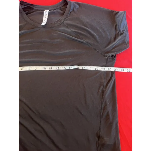 Athleta Sport Performance T-Shirt Womens Size Large Black Stretch Nylon Blend - Image 2