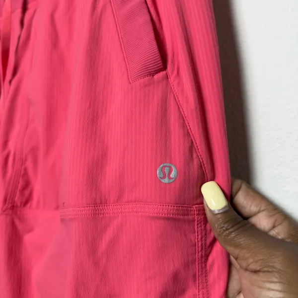 Lululemon Women Dance Studio Pant 14 Glaze Pink Ribbed Mid Rise Lined Casual - Image 6
