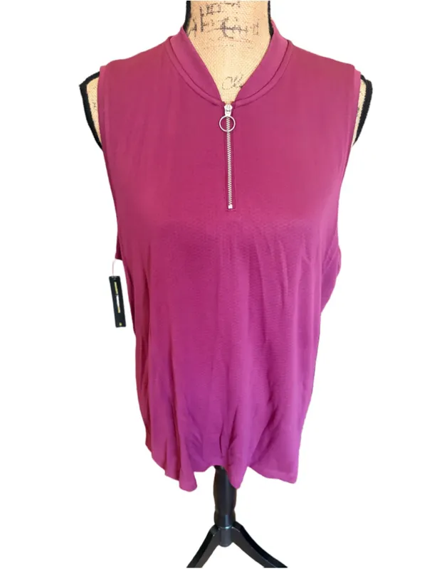 Nike Women's Dri-FIT Blade Sleeveless Golf Polo Size XXL NWT - Image 2