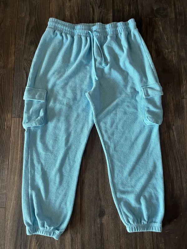 cargo sweatpants Blue Size XXL - Image 2
