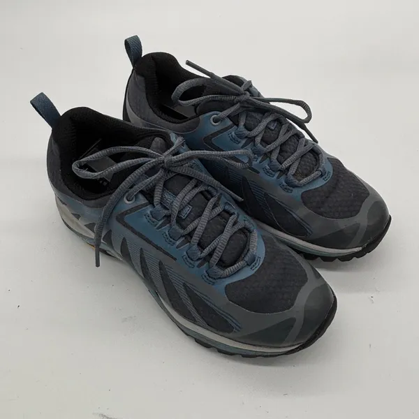 Merrell Siren Edge 3 Waterproof Hiking Shoes Blue Grey Womens 7.5 - Image 2