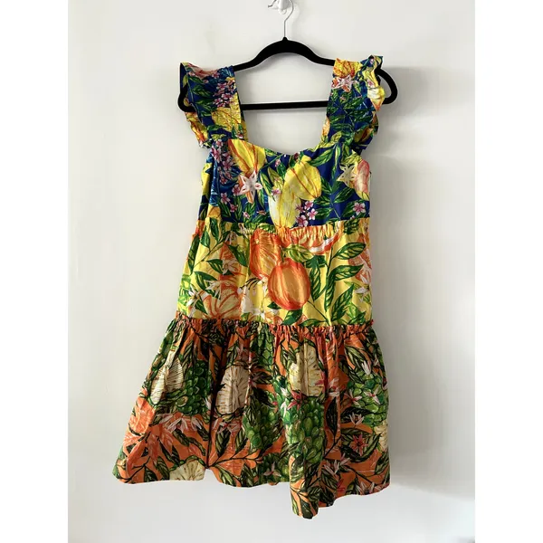 Farm Rio Colorful Caipirinha Mini Dress NWT Size M - Image 2