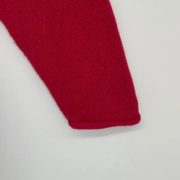 Cherokee Red Teddy Bear Christmas‎ Holiday Present Sweater Womens XL Uique - Image 5
