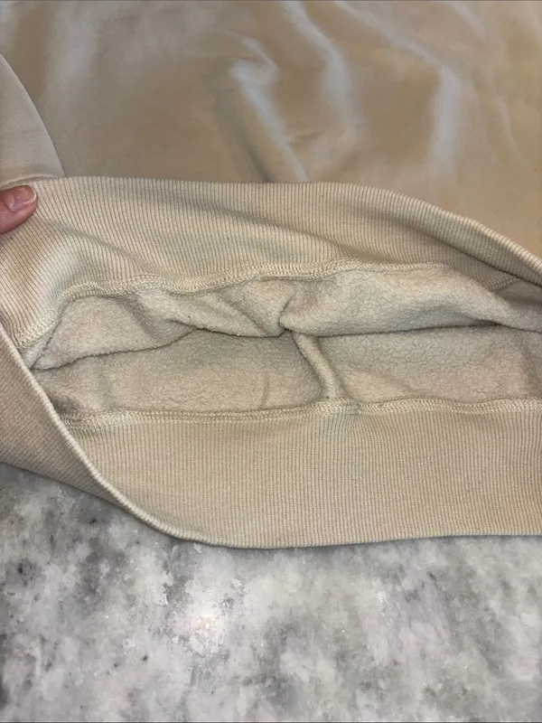 White Fox Boutique Beige Track Pants Joggers - Image 5