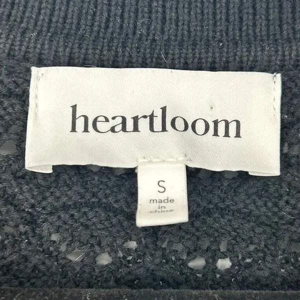 S Set Matching Knit Sweater Top Shorts Heartloom Black Azalea Revolve Crochet - Image 8
