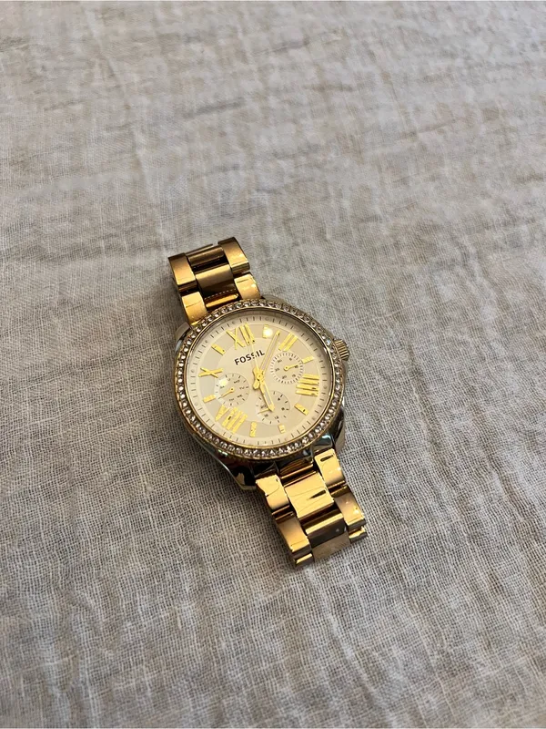 Fossil Cecile Stainless Steel Watch Gold - Image 3