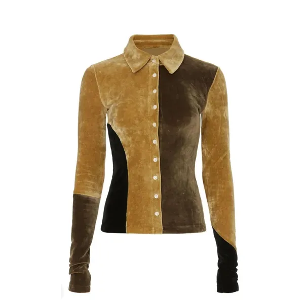 Open Product Paneled Velvet Top Rent the runway Preloved 1 $170 - Image 6
