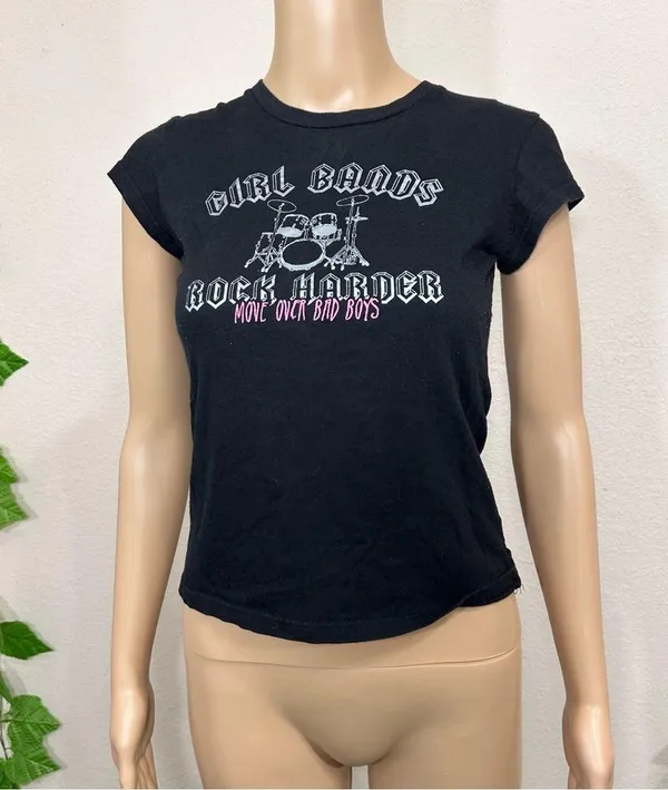 Aeropostale Vintage Y2K Girl Band Tee - Image 4