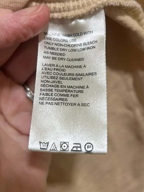 Free People Ruby Fleece Oversized Shacket in Tan Size Large - Image 7