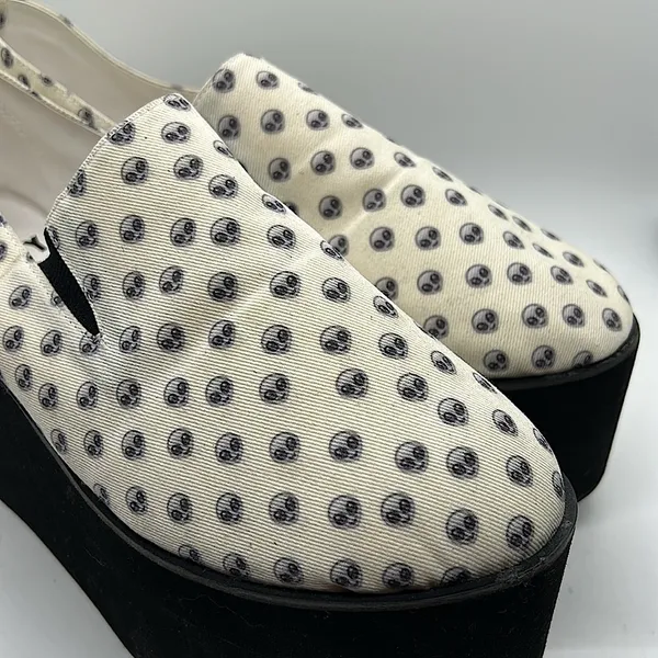 Omighty Cream Alien Platform Heels Shoes **Size 39/US Size 9** 👽👽 - Image 3