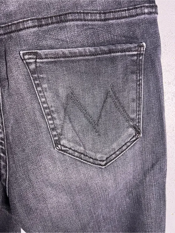 Mother Denim Insider Step Crop Fray in “Miss Moody Two Shoes Racer” size 28. - Image 9