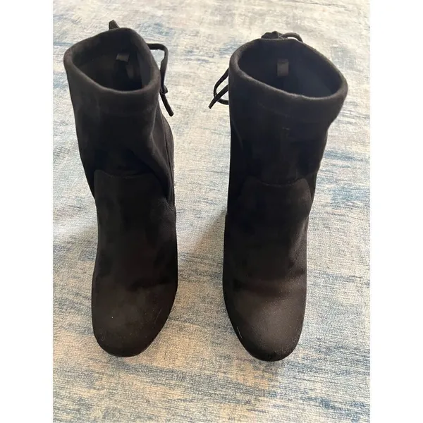 a new day Black Rhinestone Maria Ankle Boots Size 9 - Image 3