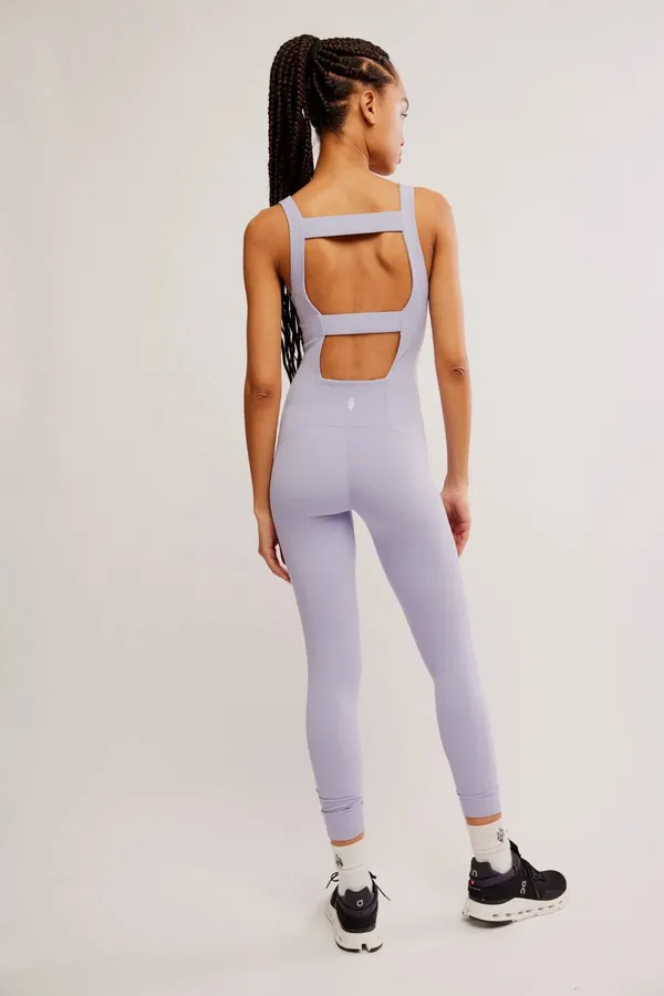 Free People Movement Lavender Jumpsuit - Image 2