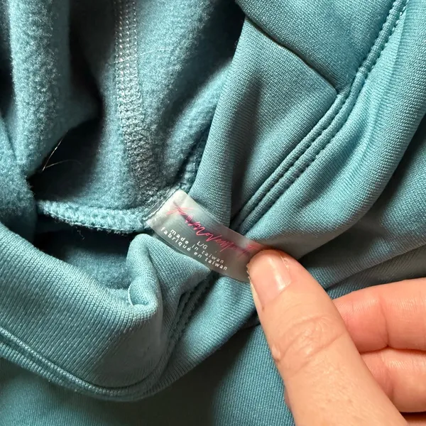 Free People Keepin' Cozy Fleece-Lined Layer NWOT Size Large Teal - Image 6