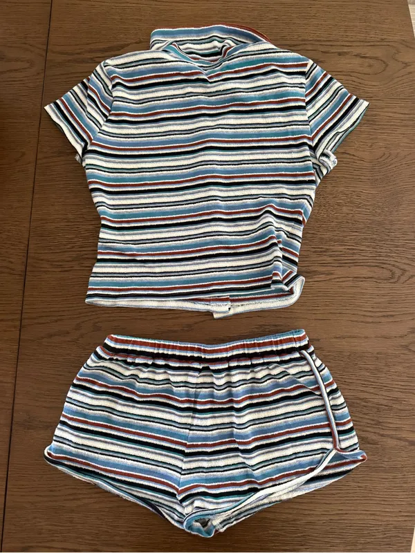 Lovers + Friends Striped Short Matching Set - Image 6
