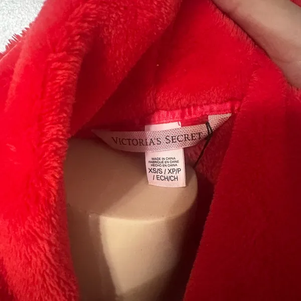 Victoria's Secret red Plush Robe - Image 4