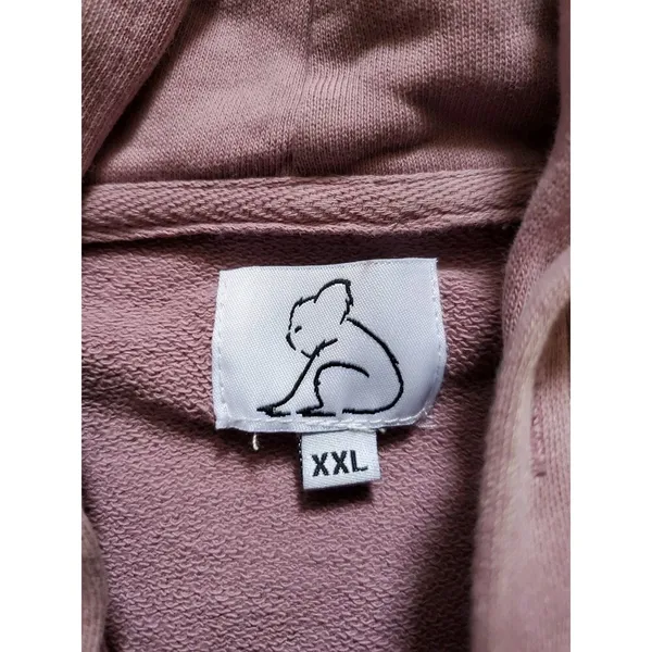 Kuwalla Hoodie Women Size XXL Purple Long Sleeve Hoodie Koala Hug Sweater Pocket - Image 3