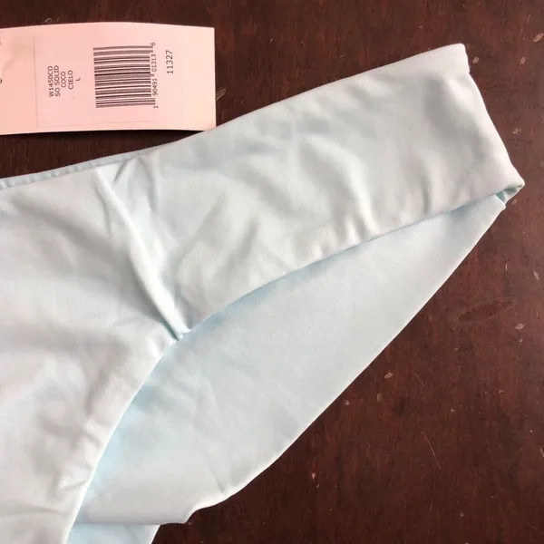 NWT Eberjey Light Blue Coco Cielo Bikini Bottoms L - Image 5
