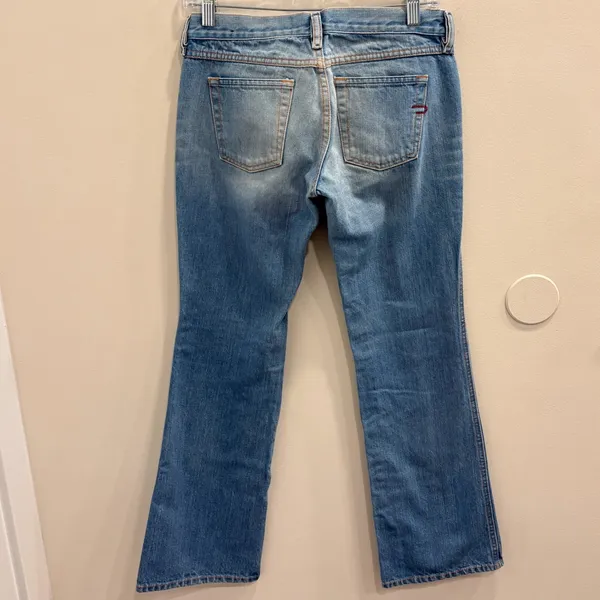 Diesel Zink Low Rise Bootcut Flare Jeans Light Wash‎ Faded Made in Italy Y2K 27 - Image 2