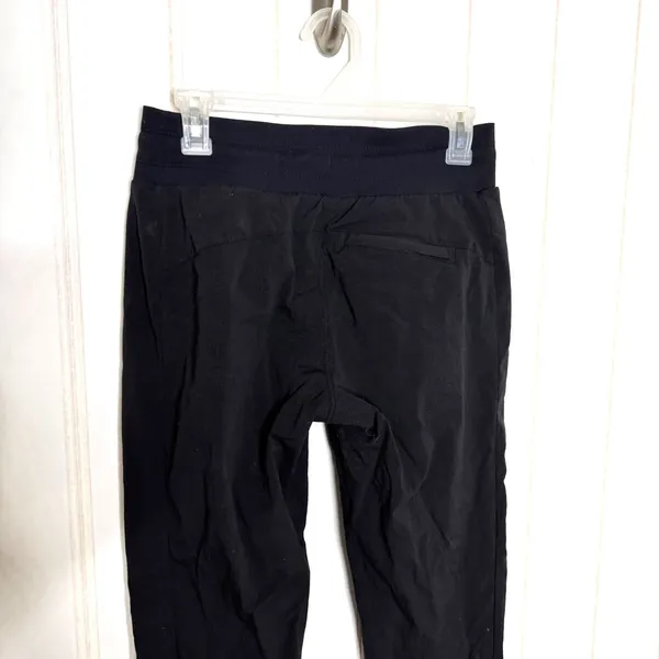 Athleta Trekkie North Jogger Black Zip Pocket Stretch Travel Pants 705 - Image 6
