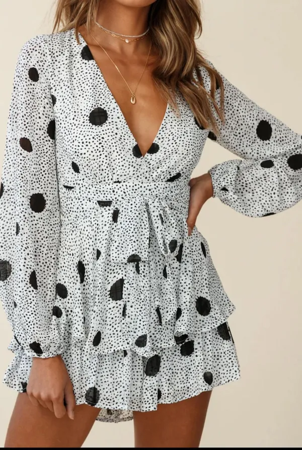 Saints + Secrets Dress Mini Ruffle - Image 3