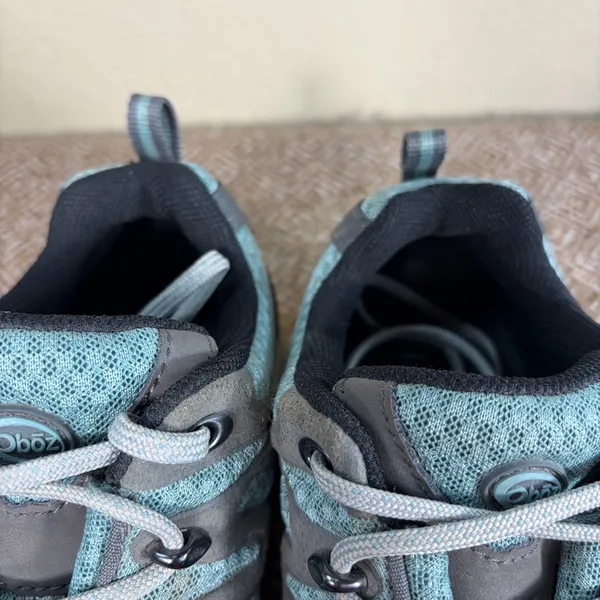 Oboz Luna Low Hiking Shoes Boots Women’s Sz 9 Blue Gray Outdoor Camping Fishing - Image 9