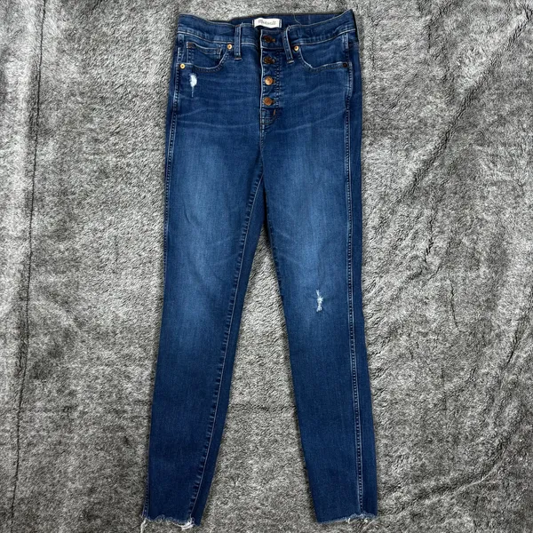 Madewell Denim Jeans 10" High Rise Skinny Women's 28 - Image 2