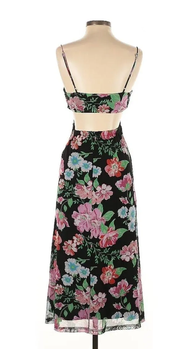 These Three Boutique Midi Mesh Bodycon Dress - Image 3